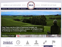 Tablet Screenshot of americangap.org